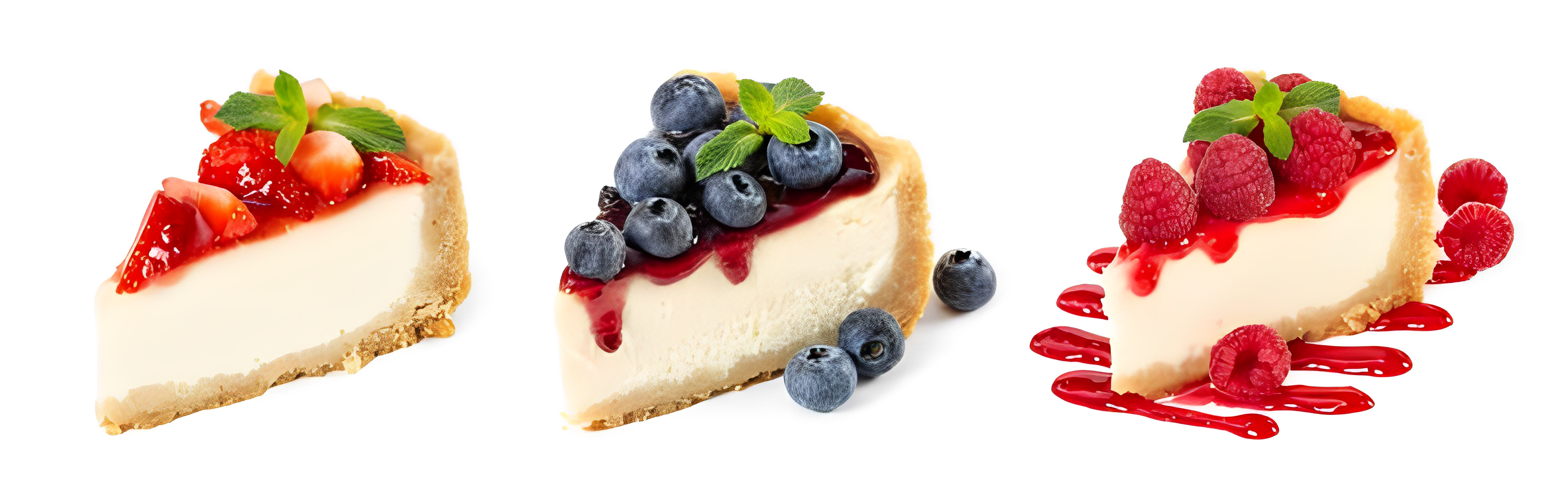 different types of cheesecakes 